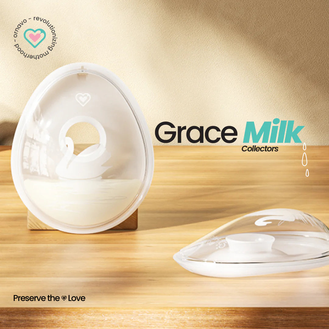 Ornavo Grace Milk Collector Set of 2 at Zubaidas Parents Favorite Online Baby Store in Pakistan