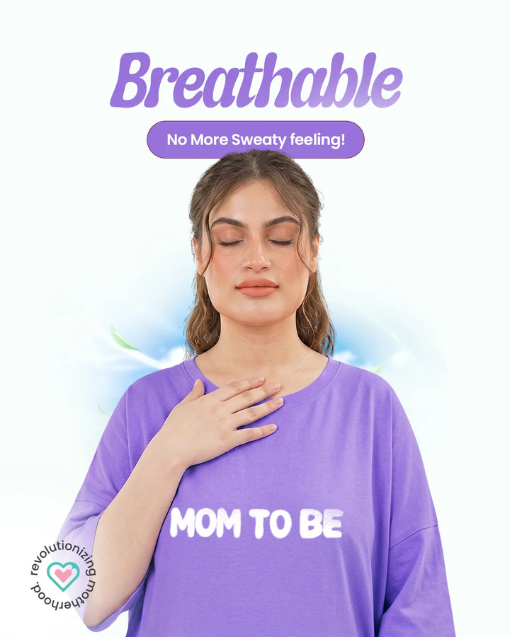 Ornavo Mom To Be Comfy Tee at Zubaidas Best Online Baby Store in Pakistan