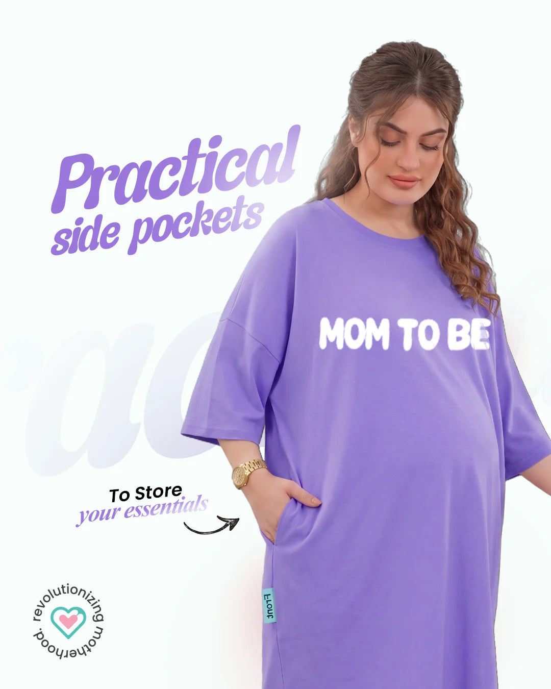 Ornavo Mom To Be Comfy Tee at Zubaidas Parents Favorite Online Baby Store in Pakistan