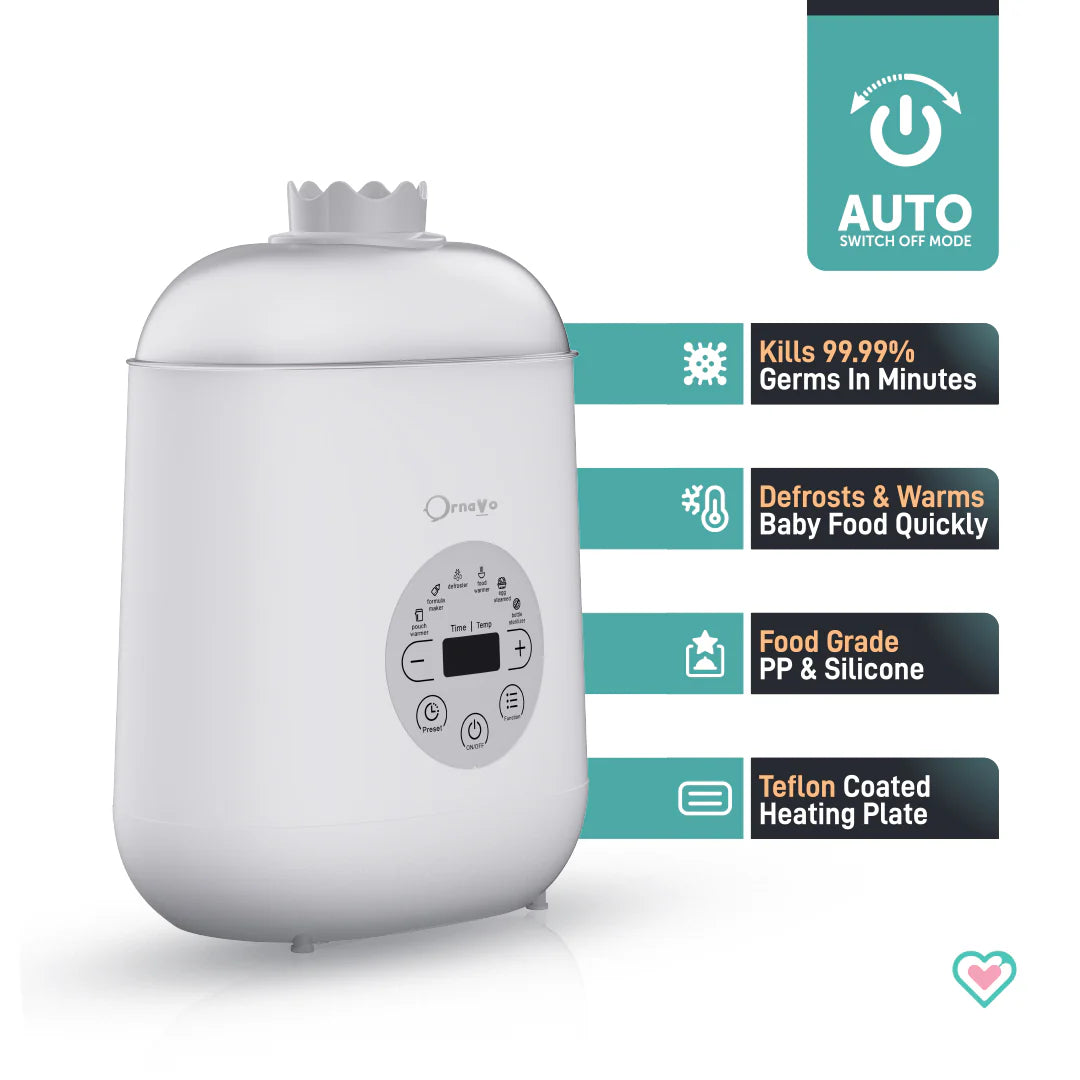 Ornavo Premium 4-in-1 Feeder Warmer and Sterilizer at Zubaidas Online Pakistan