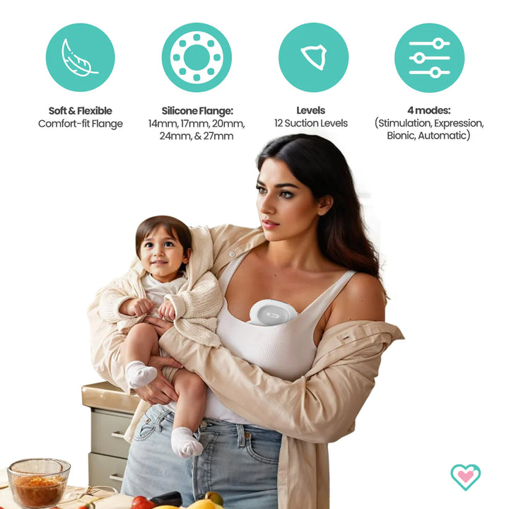 Ornavo S1 Pro Wearable Breast Pump at Zubaidas Online Pakistan
