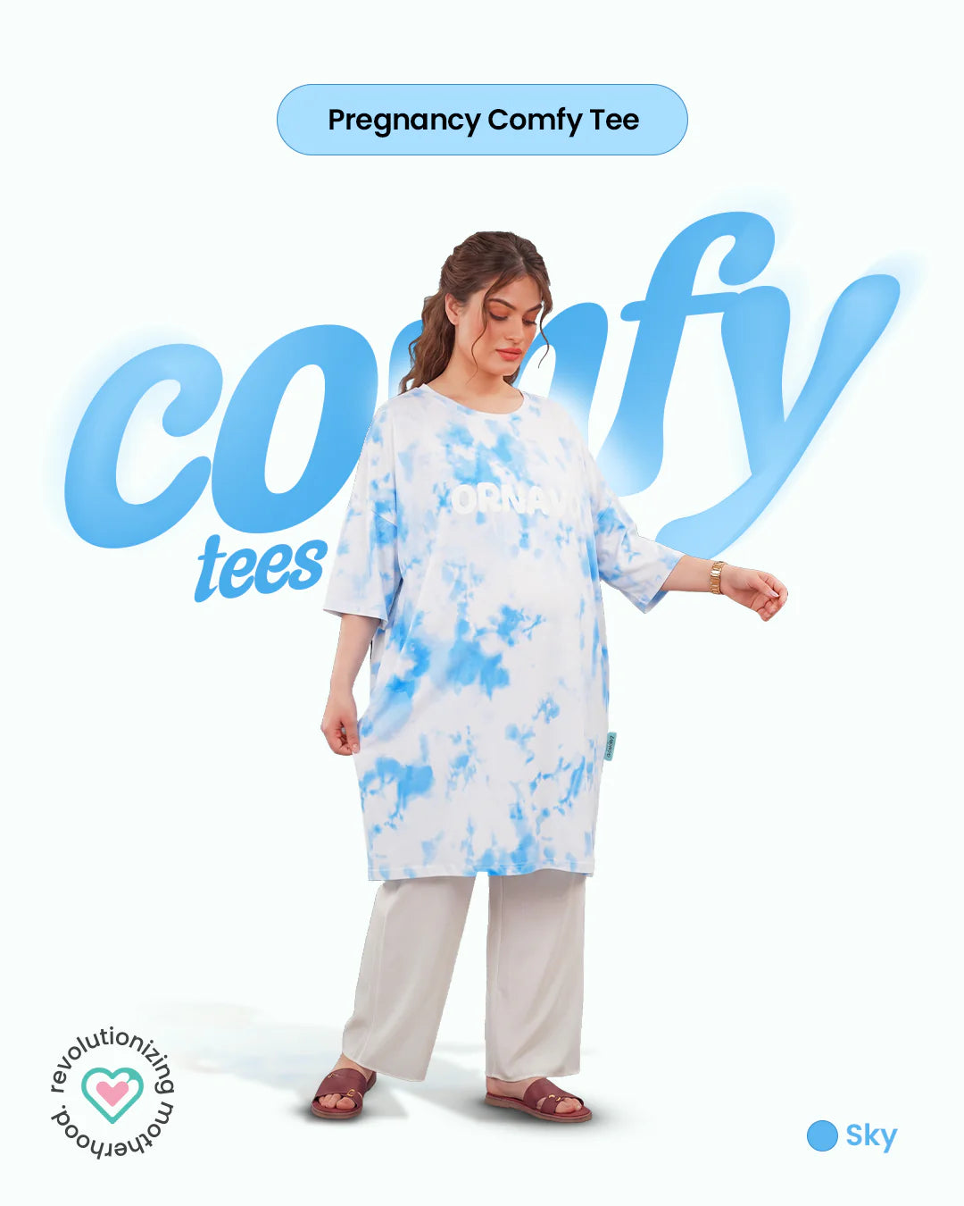 Ornavo Sky Comfy Tee at Zubaidas