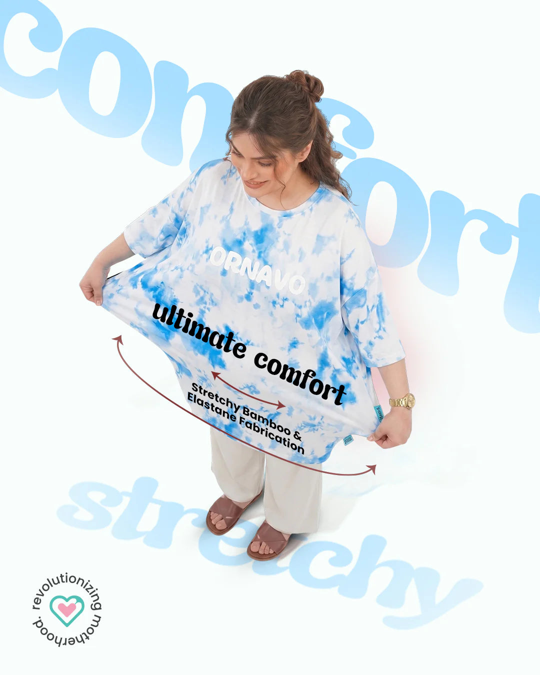 Ornavo Sky Comfy Tee at Zubaidas Most Trusted Online Baby Store in Pakistan