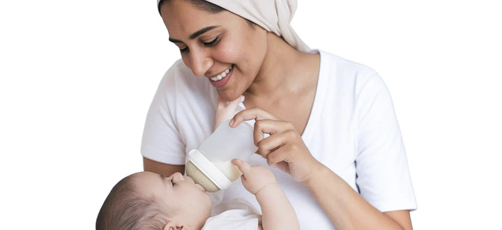 Ornavo Squishy Silicone Baby Feeder Bottle Soft Anti-Colic Breast-Like Feel at Zubaidas The Ultimate Baby Store in Pakistan