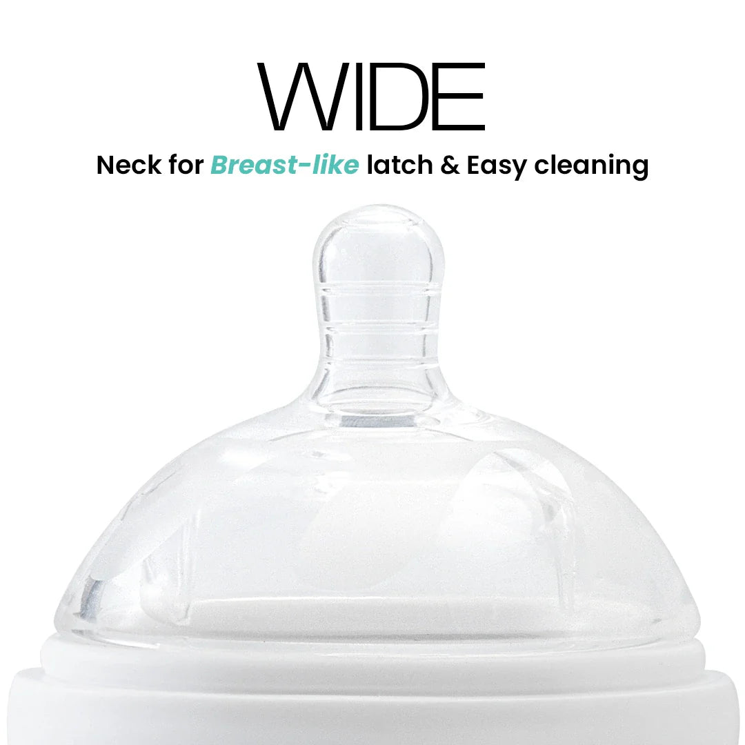 Ornavo Squishy Silicone Baby Feeder Bottle Soft Anti-Colic Breast-Like Feel at Zubaidas Online Pakistan
