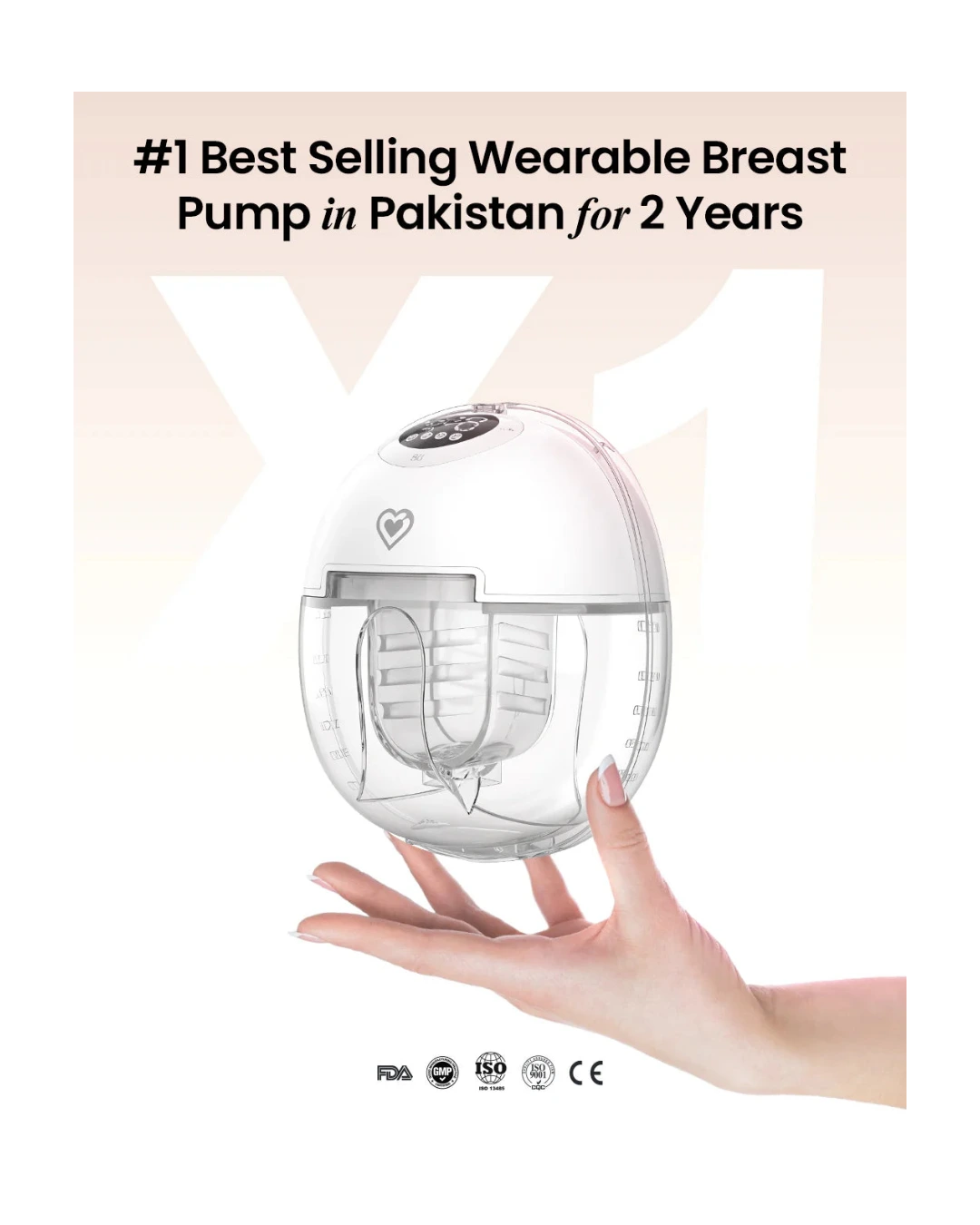 Ornavo X1 Premium Wearable Breast Pump at Zubaidas
