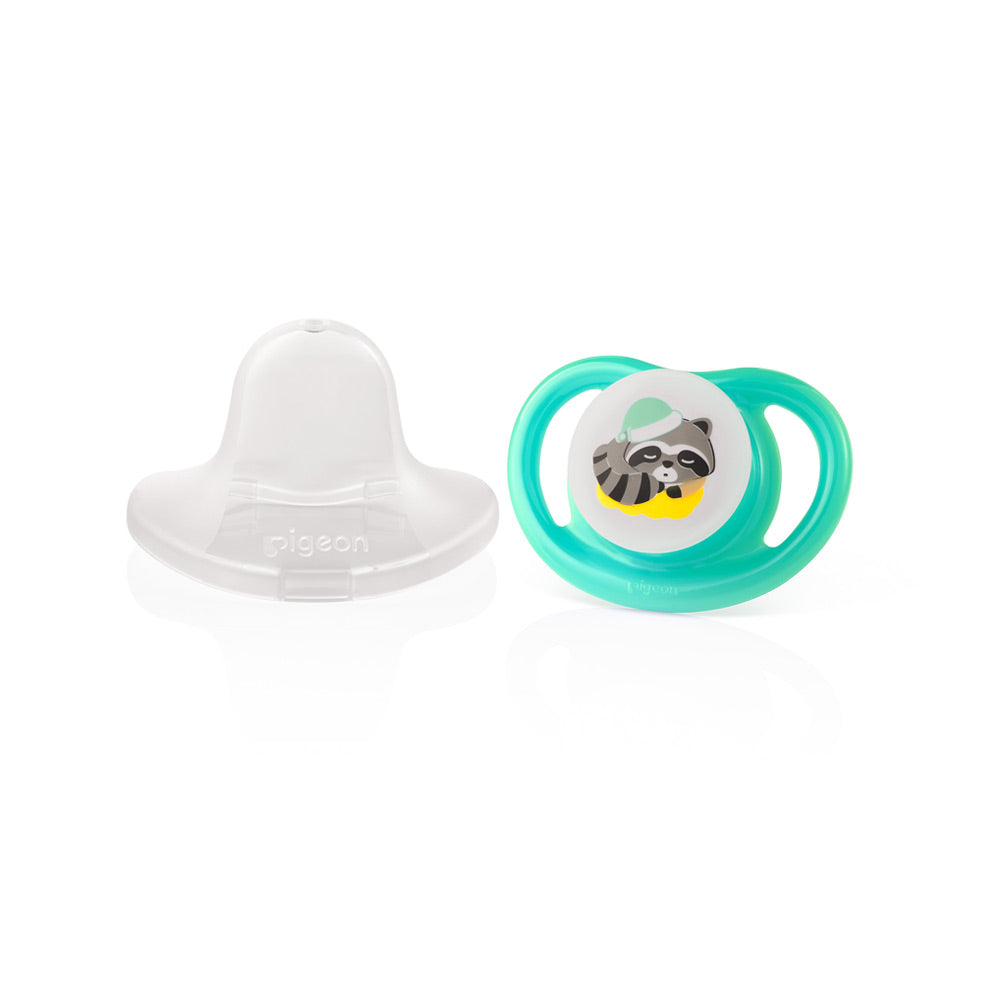 Zubaida's Pigeon Pacifier PK-2 (L) – Dino Read & Raccoon - N79930 - Zubaidas Official™