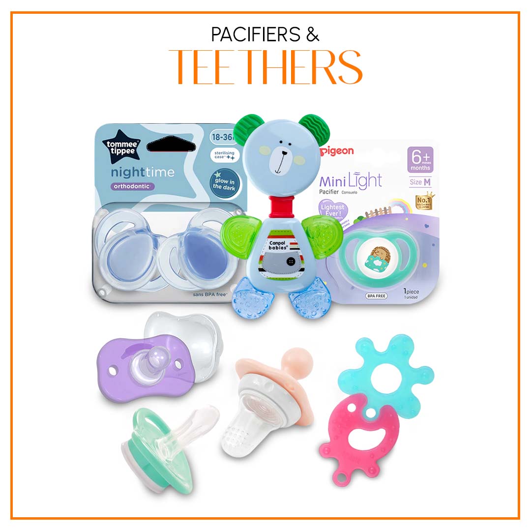 Pacifiers and Teethers at Zubaidas Pakistan