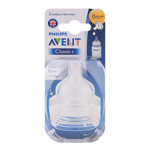 Philips AVENT Teat Newborn 0m + 1h Pack of 2 SCF631/27 at Zubaidas Official™ Pakistan