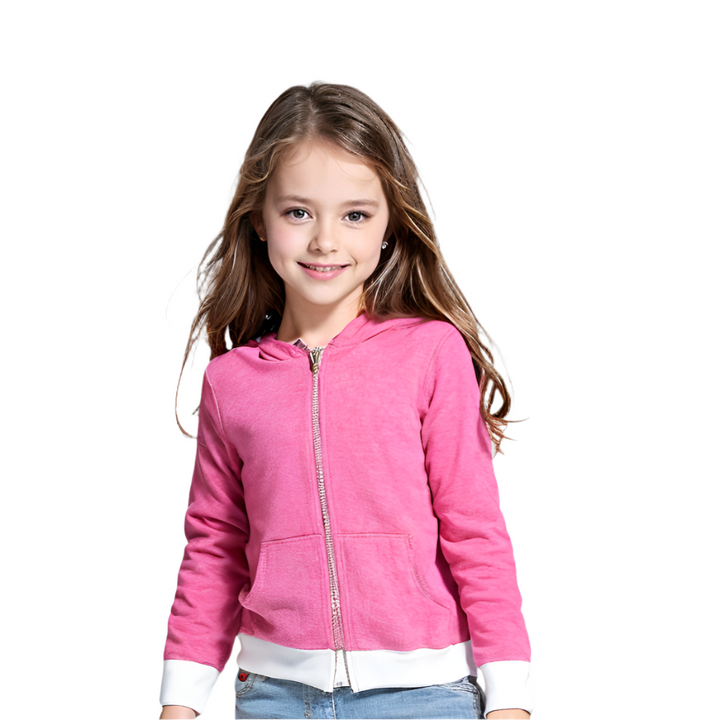 Zubaida's Hoodie Zipper Pink