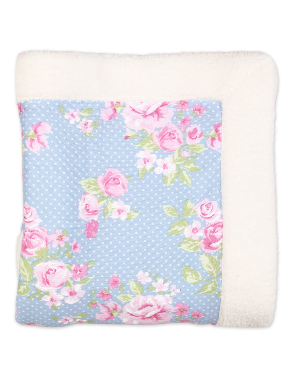 Reversible Multi-Purpose Baby Blanket Dots and Flowers at Zubaidas® - Pakistan’s No. 1 and the most trusted baby and kids store for over 50 years. Shop Online. Nationwide Delivery. Best Prices.