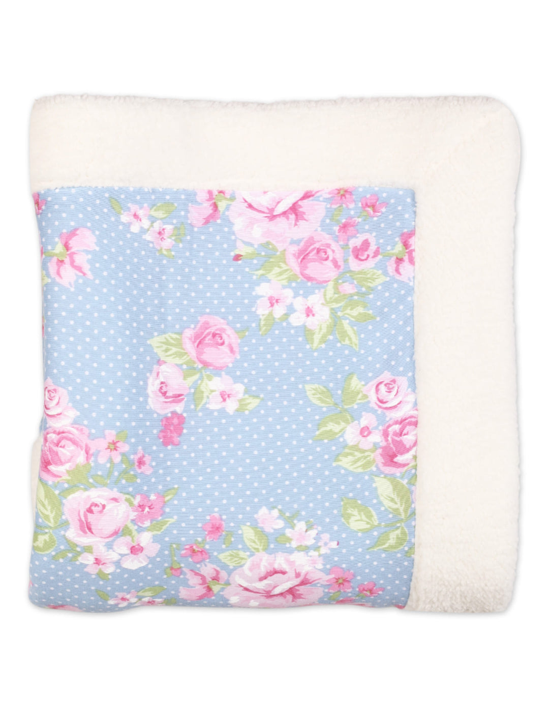 Reversible Multi-Purpose Baby Blanket Dots and Flowers at Zubaidas® - Pakistan’s No. 1 and the most trusted baby and kids store for over 50 years. Shop Online. Nationwide Delivery. Best Prices.