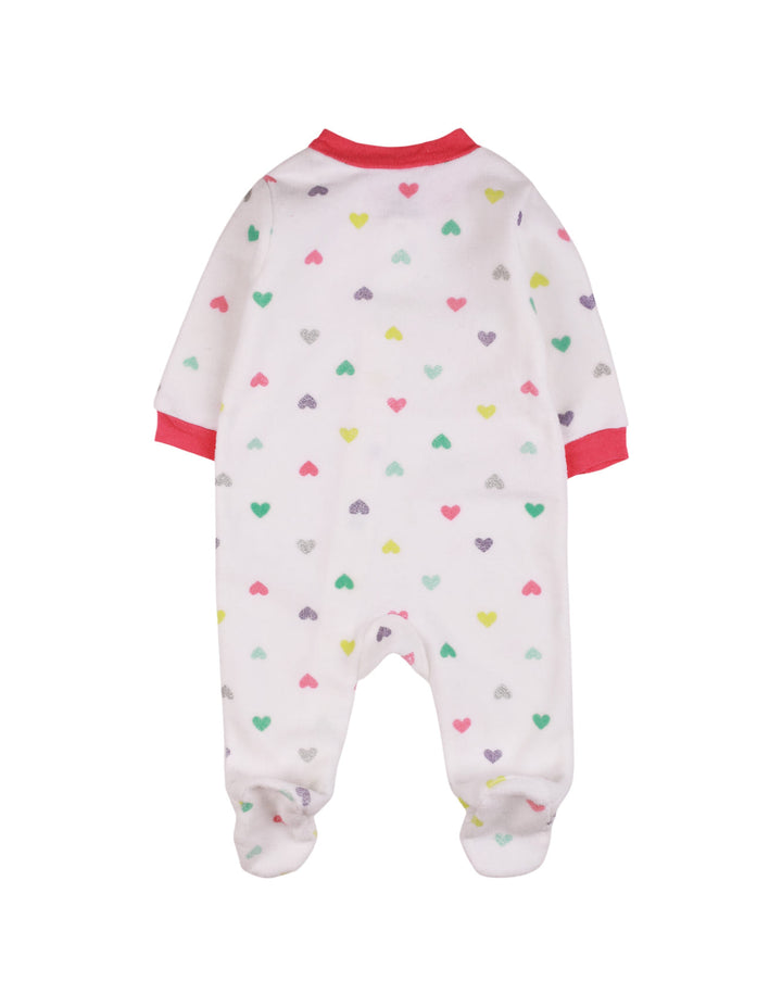Romper Fleece Multi Hearts at Zubaidas® - Pakistan’s No. 1 and the most trusted baby and kids store for over 50 years. Shop Online. Nationwide Delivery. Best Prices.
