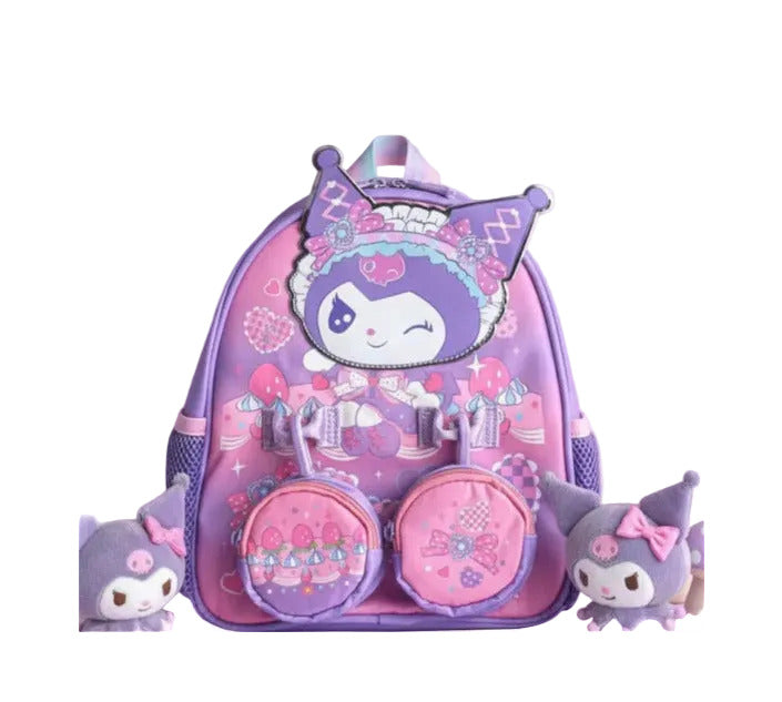 Sanrio Preschool Bag Kuromi Backpack 12 inches 2054 at Zubaidas Official Pakistan