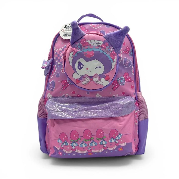Sanrio Primary School Bag Kuromi Backpack 16 inches 2055 at Zubaidas Official Pakistan