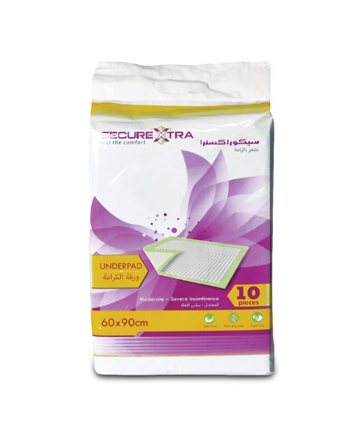 SecureXtra Disposable Underpad Dignity Sheet 10 Pieces at Zubaidas Pakistan