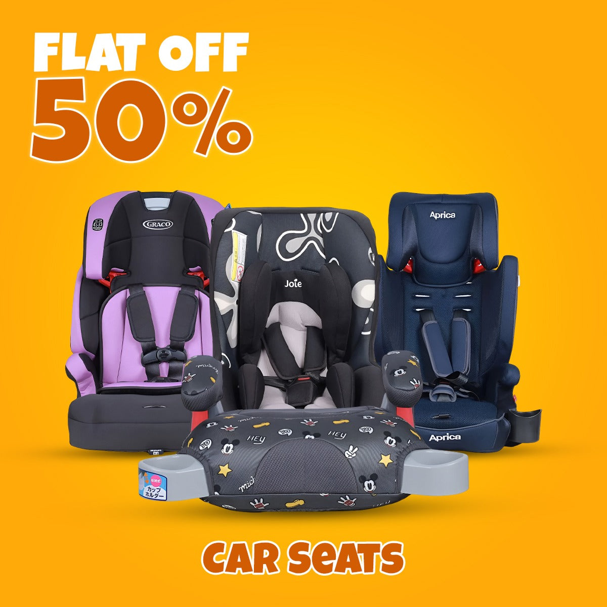 Shop world’s and Pakistan's most reliable car seat and carry cot brands like Graco®, Joie®, Nuna®, Bambies® and Tinnies® from Zubaidas® - Pakistan’s No. 1 and the most trusted baby and kids store for over 50 years. Nationwide Delivery. Best Prices. Our extensive collection of car seats include Stage 0, Stage 1, Stage 2, Stage 3, Multi-Stages, Booster Seats, Backless Booster Seats and Car Seat Bases.
