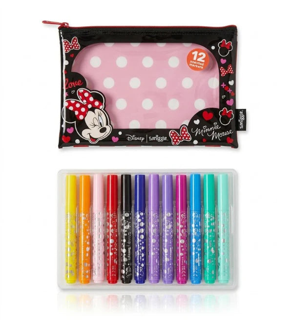 Smiggle 12 Disney Minnie Mouse Scented Markers Set at Zubaidas Online Pakistan