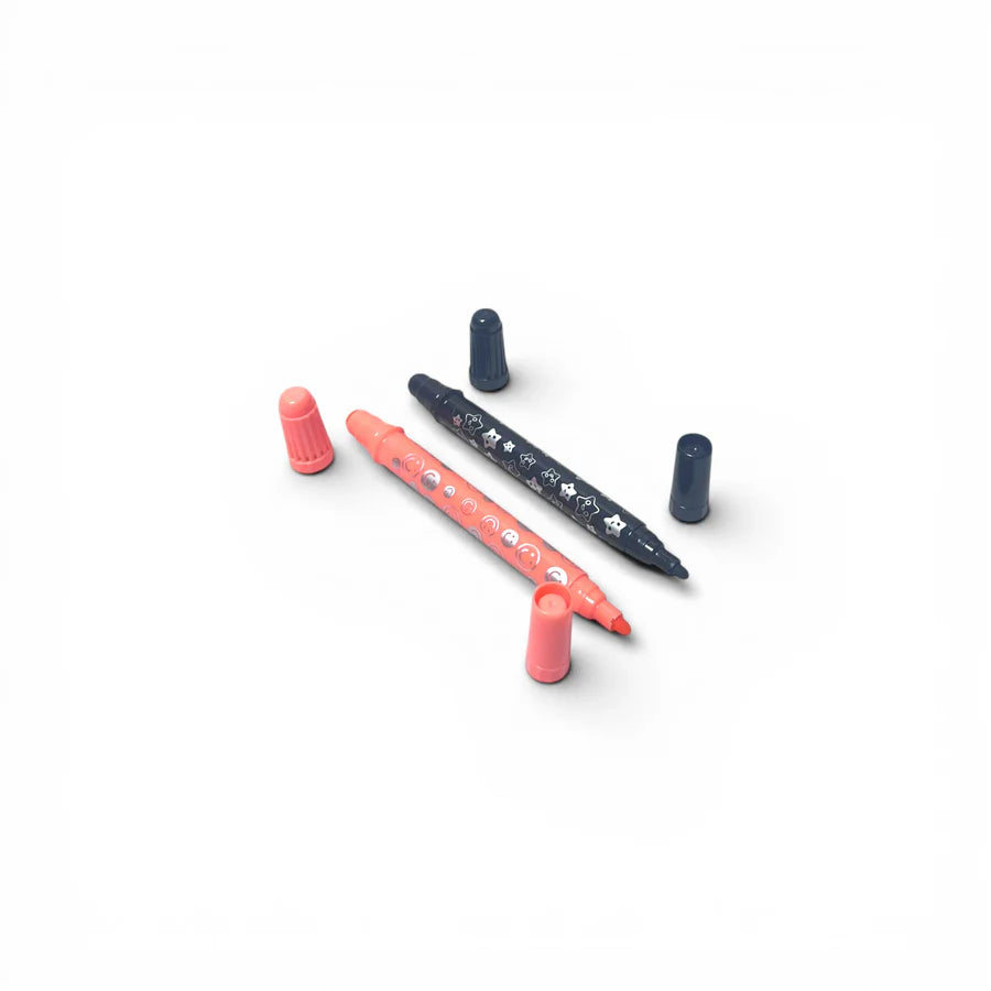 Smiggle 12 Dual Tip Stamper Scented Markers Set at Zubaidas Best Online Baby and Kids Store in Pakistan for over 50 years