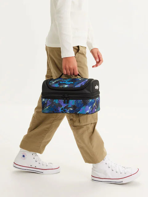 Smiggle Blue Trailblazer Double Decker Insulated Lunch Bag at Zubaidas Online Pakistan
