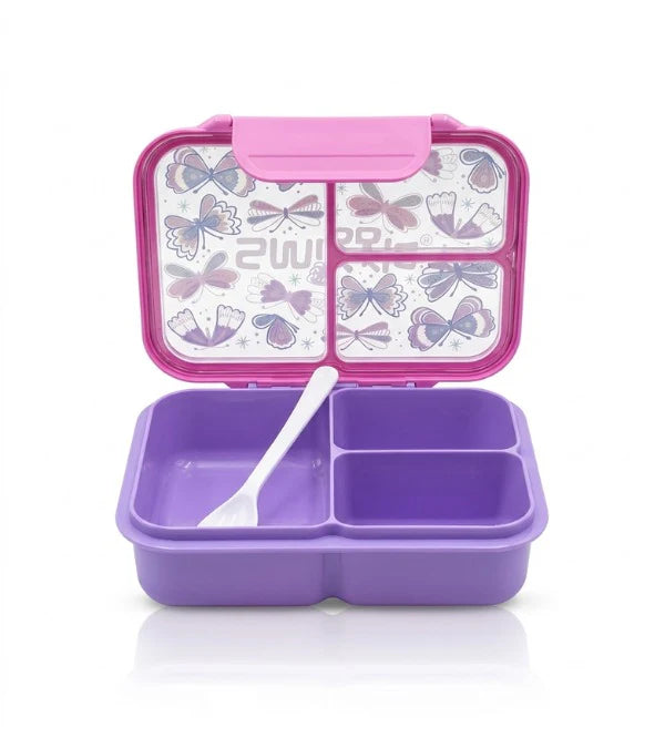 Smiggle Butterfly Trio Bento Large Plastic Lunch Box 750 ML at Zubaidas Online Pakistan