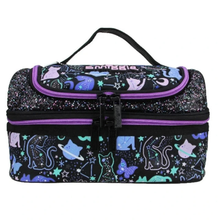 Smiggle Cosmic Cat Double Decker Insulated Lunch Bag at Zubaidas