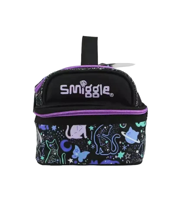 Smiggle Cosmic Cat Double Decker Insulated Lunch Bag at Zubaidas Number 1 Online Baby and Kids Store in Pakistan for over 50 years