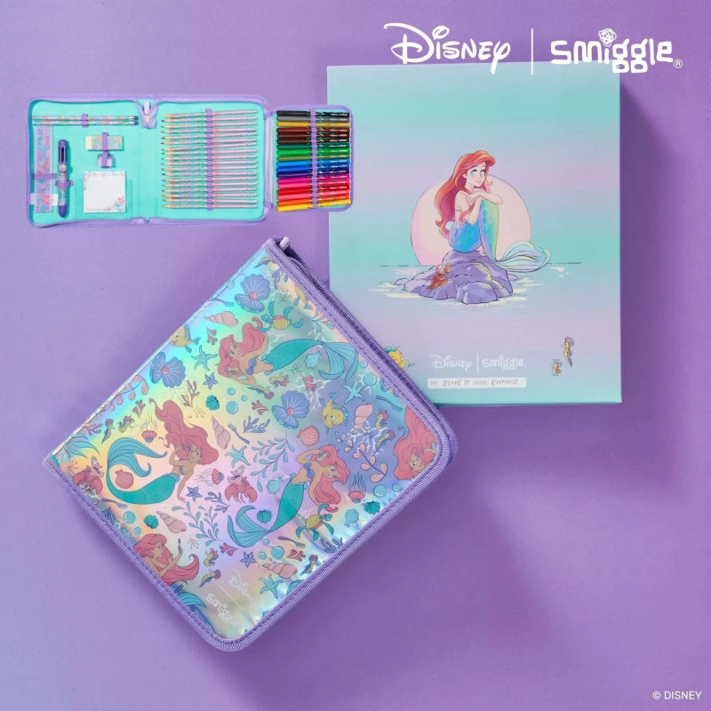 Smiggle Disney Princess Hardtop Art Supplies Kit at Zubaidas Best Online Baby and Kids Store in Pakistan for over 50 years