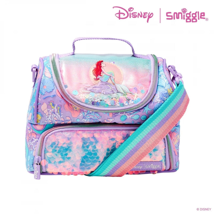 Smiggle Disney Princess Little Mermaid Double Decker Insulated Lunch Bag at Zubaidas Online Pakistan