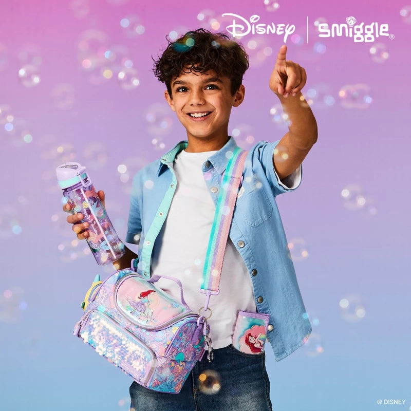 Smiggle Disney Princess Little Mermaid Double Decker Insulated Lunch Bag at Zubaidas Number 1 Online Baby and Kids Store in Pakistan for over 50 years