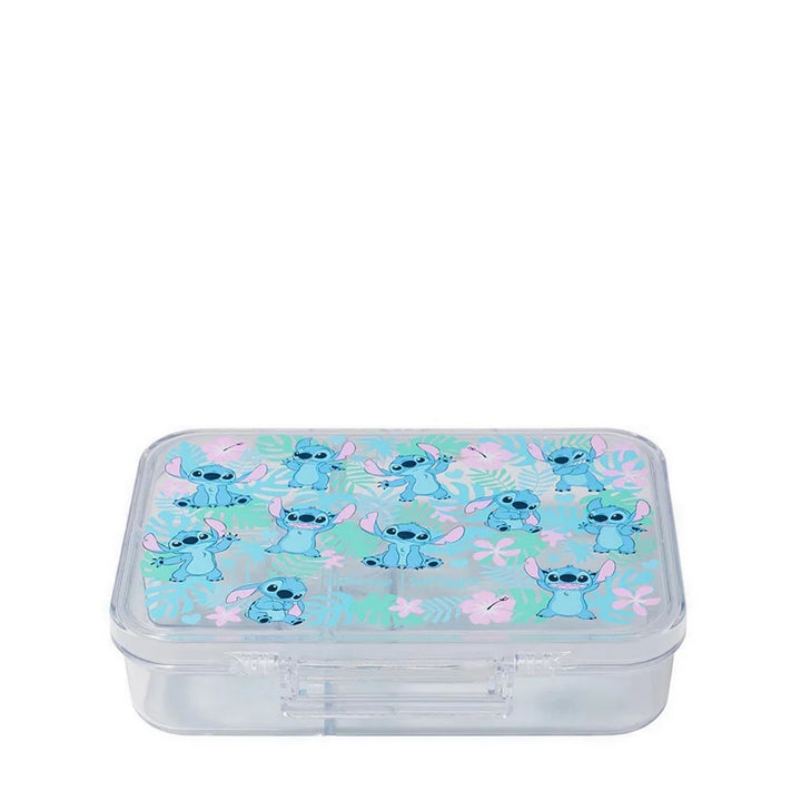 Smiggle Disney Stitch 4 Compartments Food Safe BPA and Phthalates Free Bento Plastic Medium 758 ml Lunch Box at Zubaidas Online Pakistan