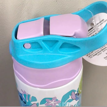 Smiggle Disney Stitch 520 ml Push Button Straw Insulated Metal Water Bottle at Zubaidas Online Pakistan