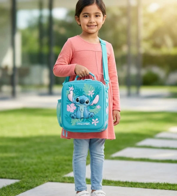 Smiggle Disney Stitch Hardtop 3D Insulated Lunch Bag at Zubaidas Best Online Baby and Kids Store in Pakistan for over 50 years