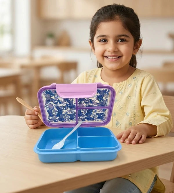 Smiggle Disney Stitch Trio Large BPA and Phthalates Free Bento Plastic Lunch Box 1200 ML SM254098 at Zubaidas Best Online Baby and Kids Store in Pakistan for over 50 years
