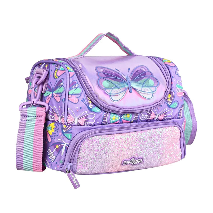 Smiggle Double Decker Butterfly Insulated Lunch Bag at Zubaidas Best School Supplies Store in Pakistan for over 50 years