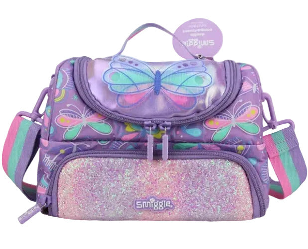 Smiggle Double Decker Butterfly Insulated Lunch Bag at Zubaidas