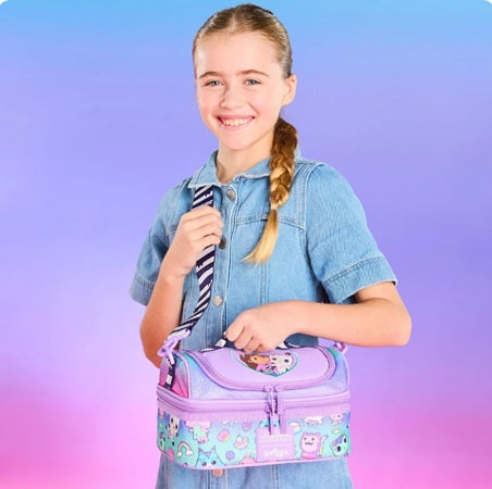 Smiggle Double Decker Gabbys Dollhouse Insulated Lunch Bag at Zubaidas Best Online School Store in Pakistan for over 50 years