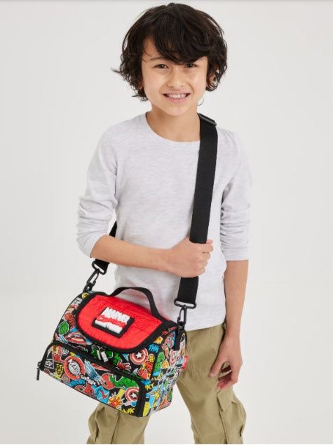 Smiggle Double Decker Marvel Comics Insulated Lunch Bag at Zubaidas Best Online Baby and Kids Store in Pakistan for over 50 years