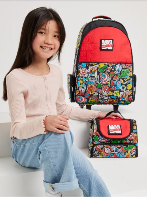 Smiggle Double Decker Marvel Comics Insulated Lunch Bag at Zubaidas Best Online Back to School Store in Pakistan for over 50 years