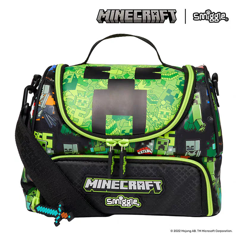 Smiggle Double Decker Minecraft Insulated Lunch Bag at Zubaidas