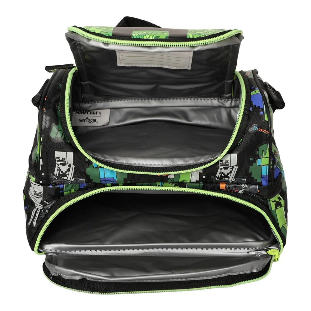 Smiggle Double Decker Minecraft Insulated Lunch Bag at Zubaidas Official Pakistan