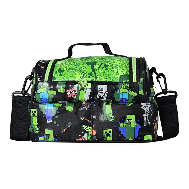 Smiggle Double Decker Minecraft Insulated Lunch Bag at Zubaidas Best Online Back to School Store in Pakistan for over 50 years