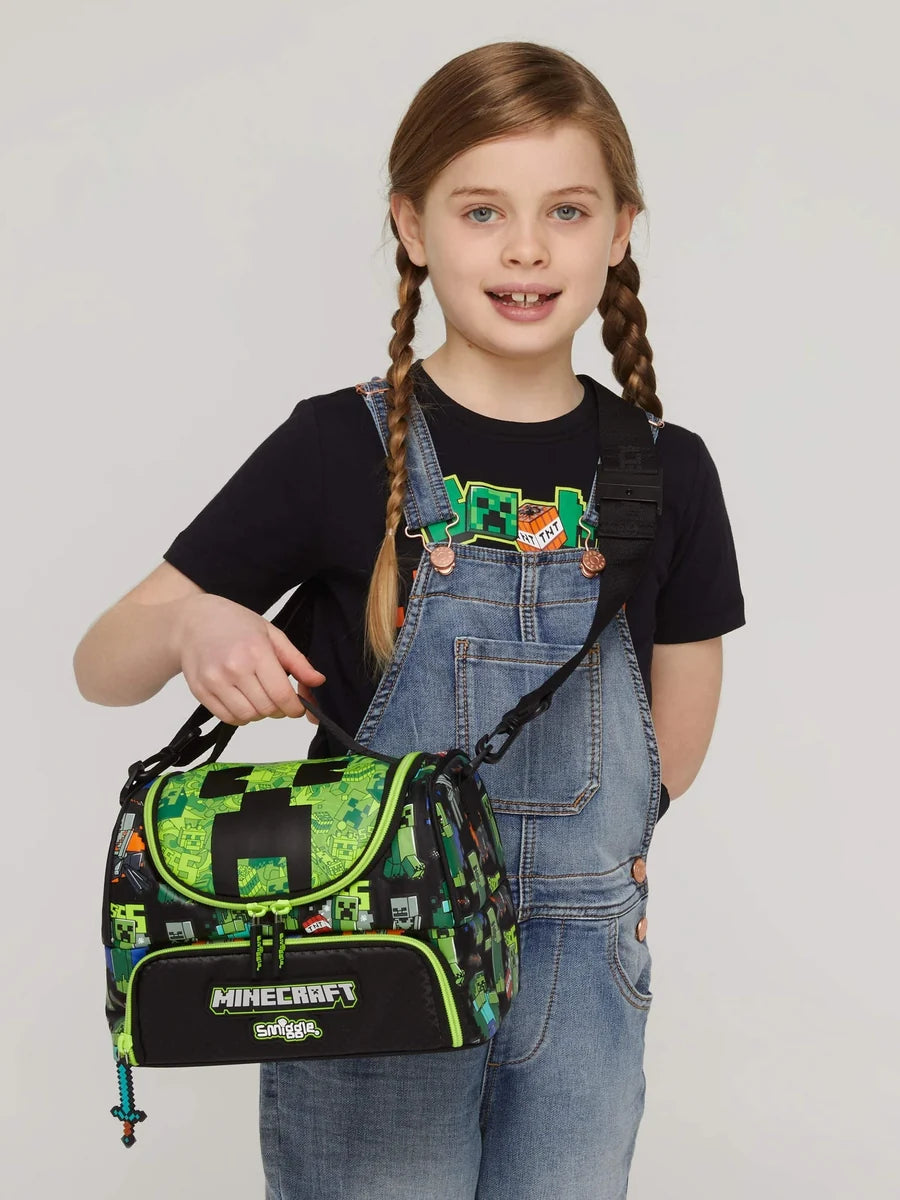 Smiggle Double Decker Minecraft Insulated Lunch Bag at Zubaidas Online Pakistan