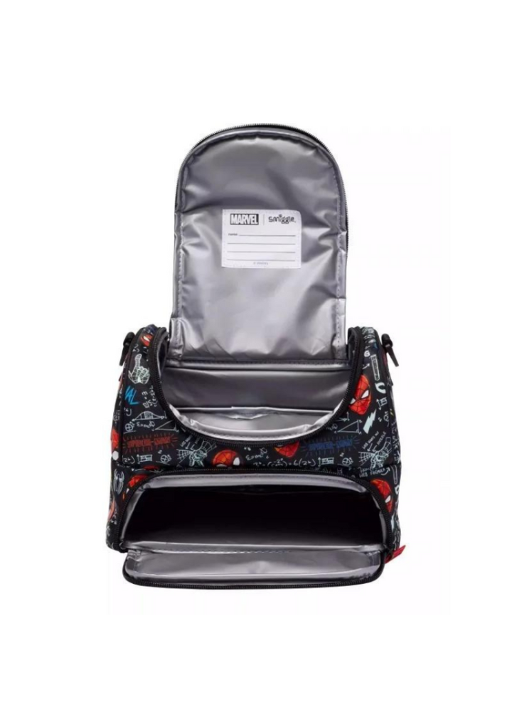 Smiggle Double Decker Spiderman Insulated Lunch Bag at Zubaidas Official Pakistan
