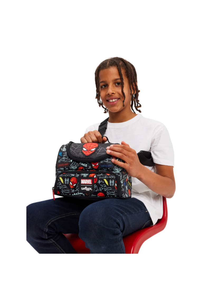 Smiggle Double Decker Spiderman Insulated Lunch Bag at Zubaidas No 1 Online School Store in Pakistan for over 50 years