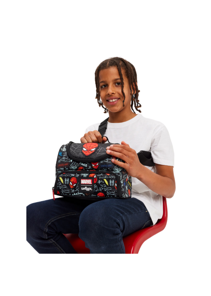 Smiggle Double Decker Spiderman Insulated Lunch Bag at Zubaidas No 1 Online School Store in Pakistan for over 50 years