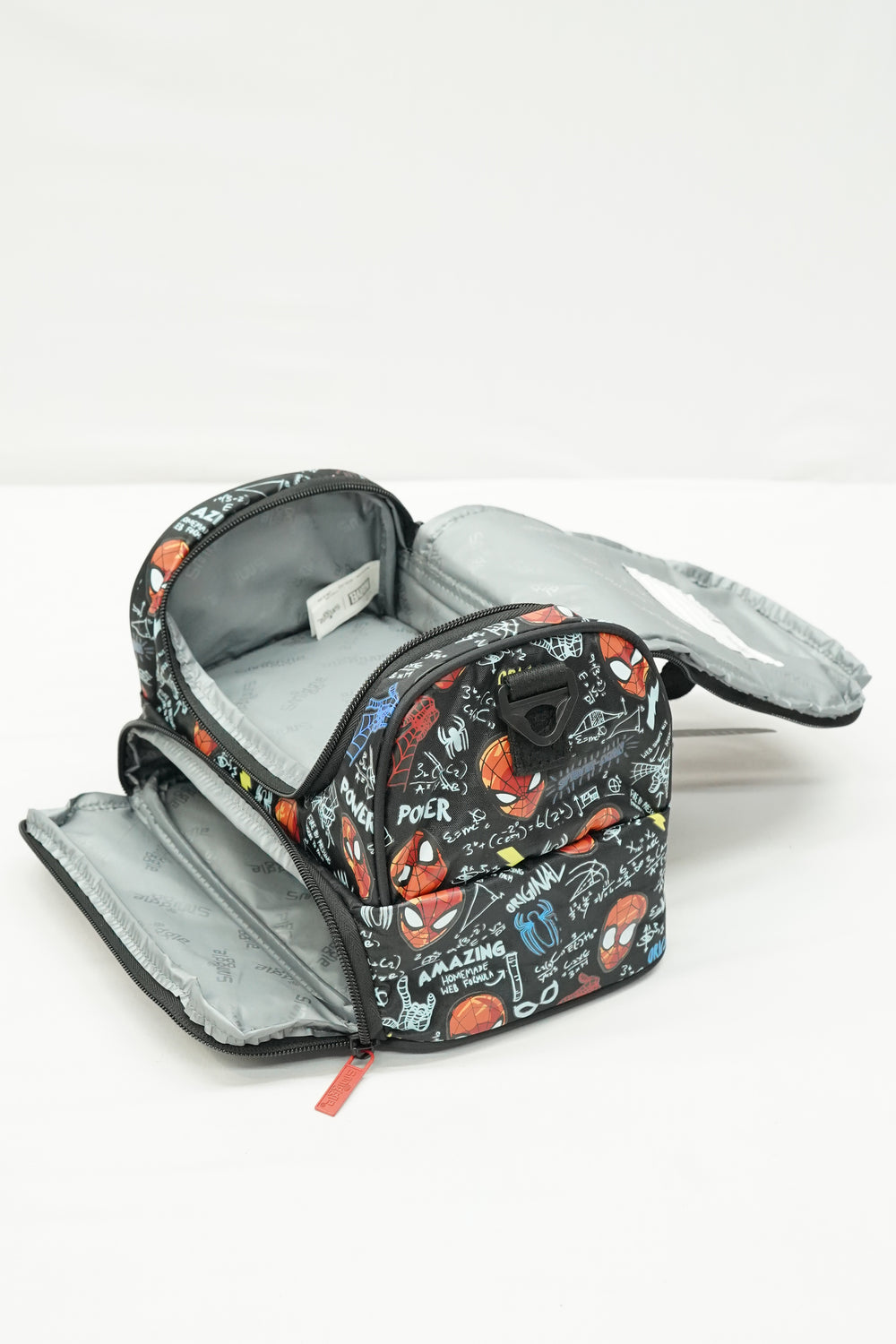 Smiggle Double Decker Spiderman Insulated Lunch Bag at Zubaidas Online Pakistan