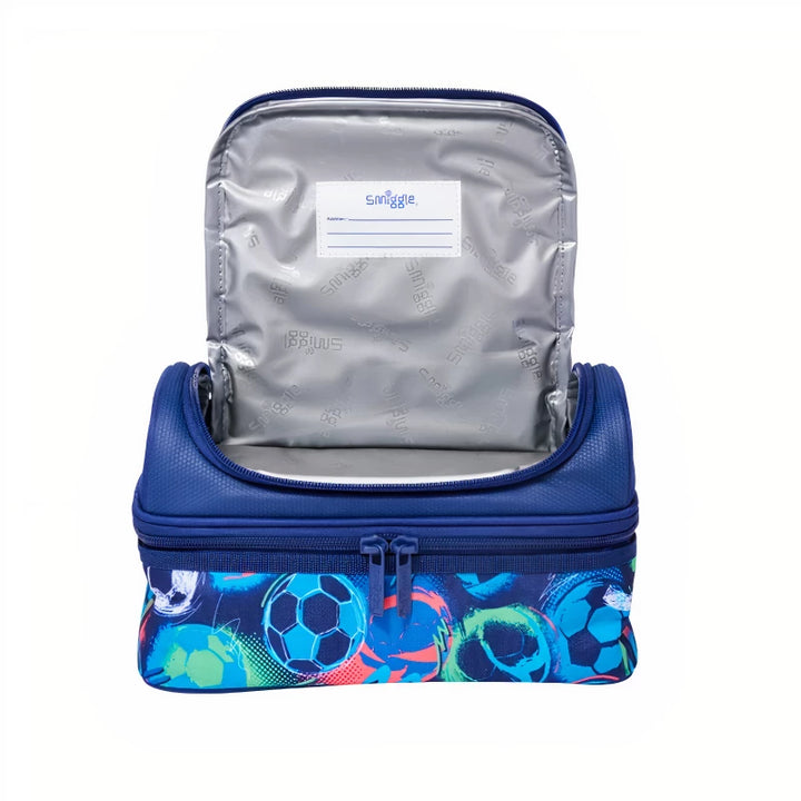 Smiggle Football Double Decker Insulated Lunch Bag at Zubaidas Official Pakistan