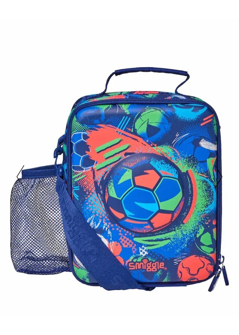Smiggle Football with Cross Body Strap Insulated Lunch Bag at Zubaidas