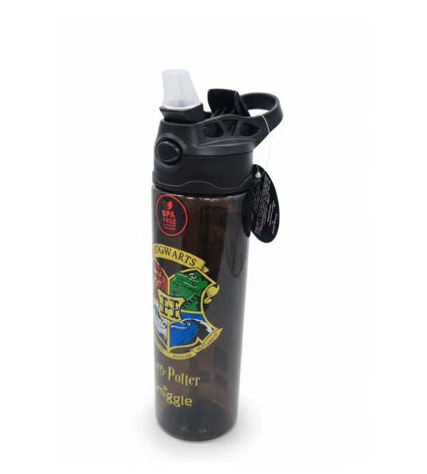 Smiggle Harry Potter 680 ml Push Button Straw Plastic Water Bottle BPA Free with Strap at Zubaidas Official Pakistan